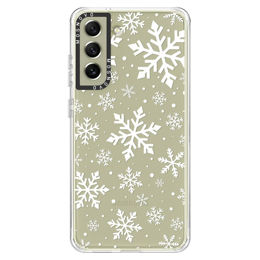 Snowflake Phone Case - Samsung Galaxy S21 FE Case - MOSNOVO