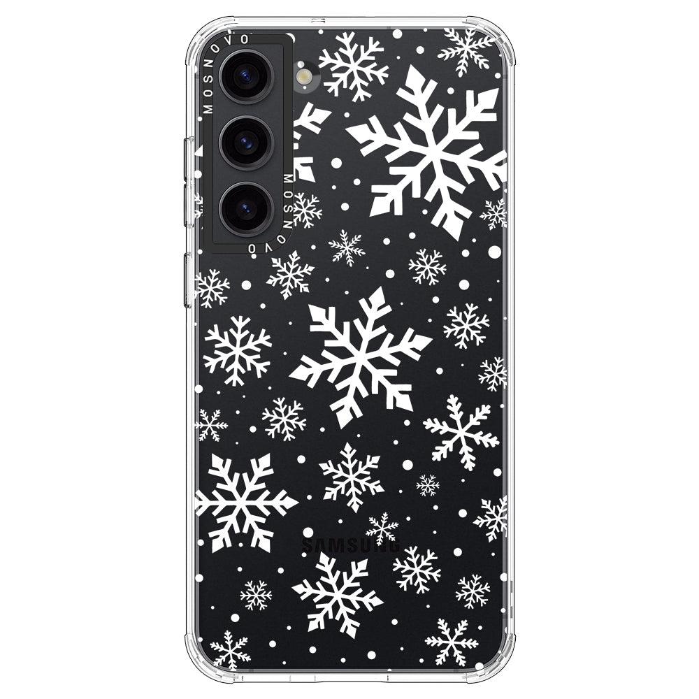 Snowflake Phone Case - Samsung Galaxy S23 Case - MOSNOVO