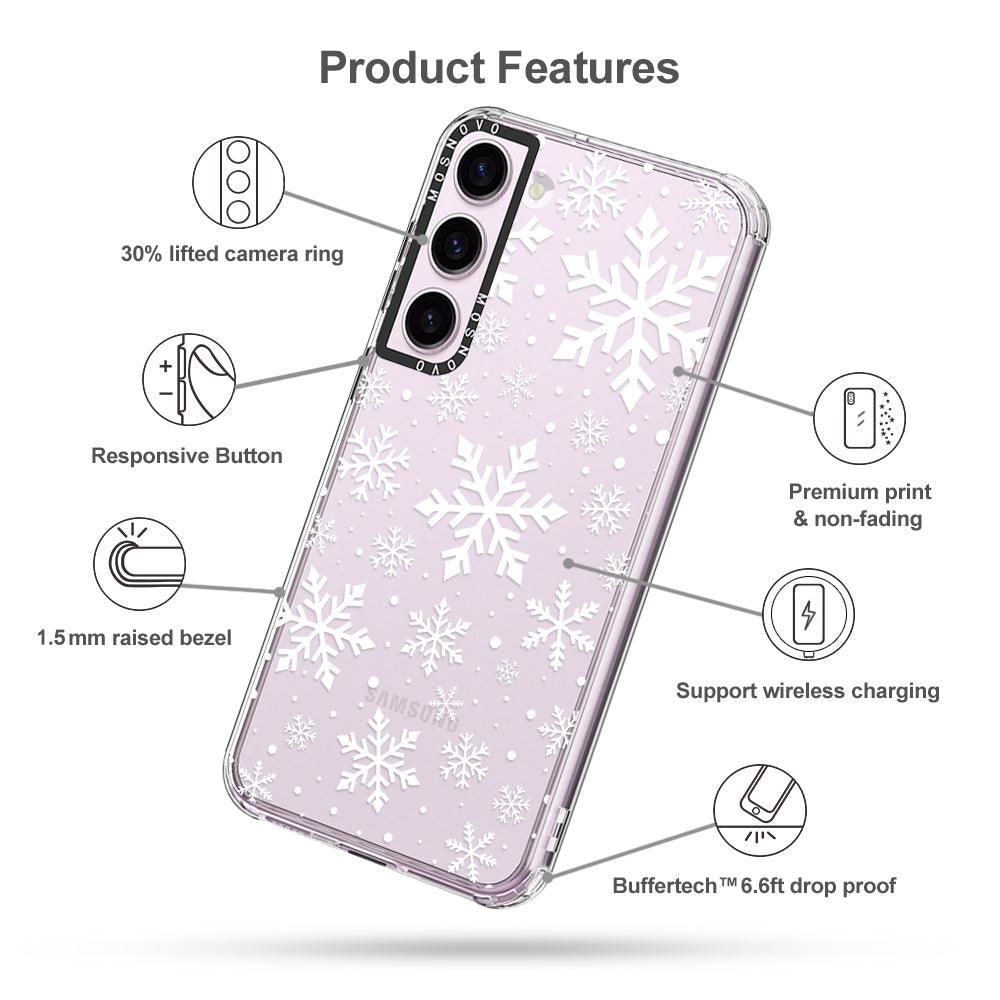 Snowflake Phone Case - Samsung Galaxy S23 Plus Case - MOSNOVO