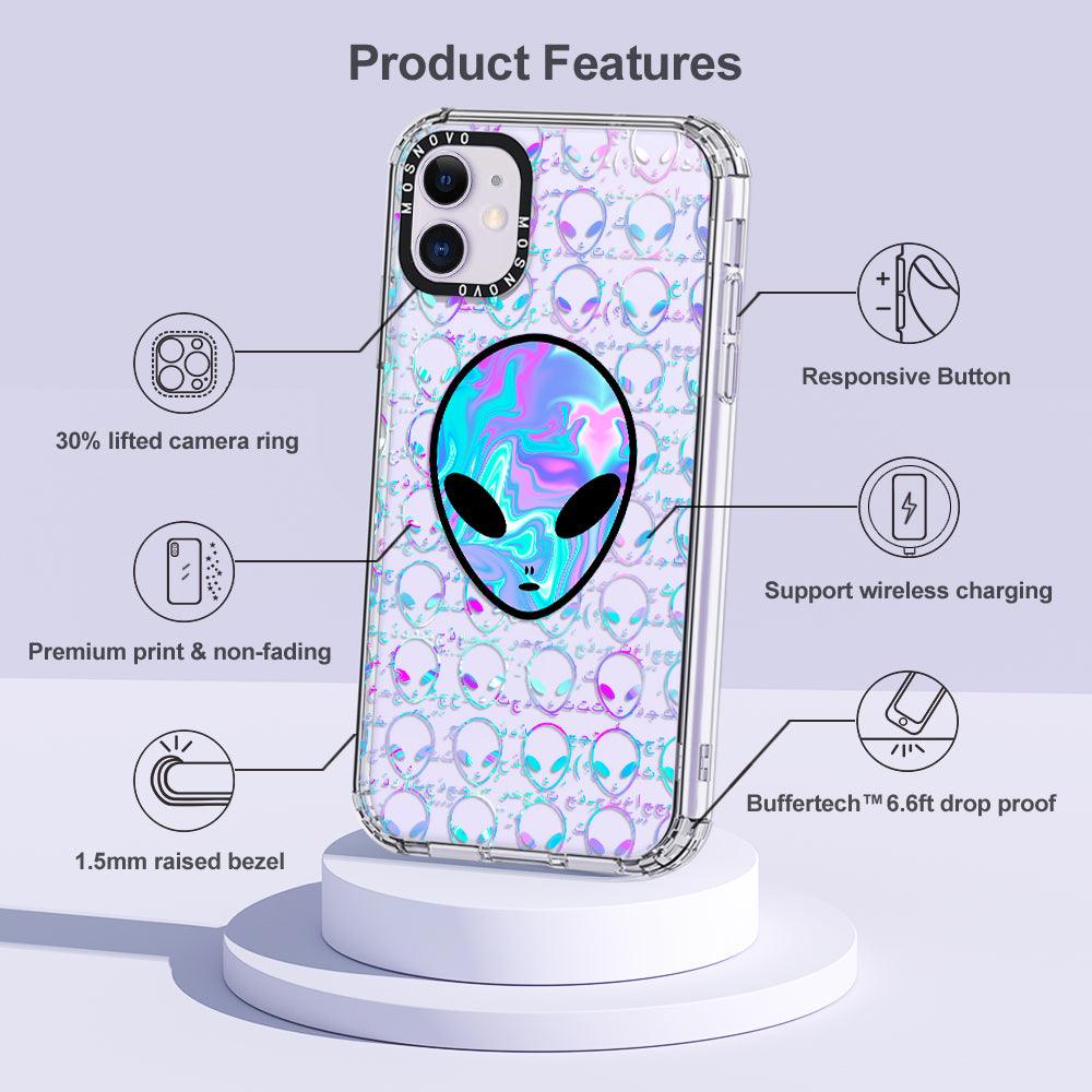 Space Alien Phone Case - iPhone 11 Case - MOSNOVO