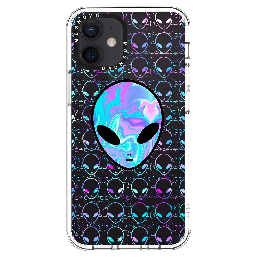 Space Alien Phone Case - iPhone 12 Case - MOSNOVO