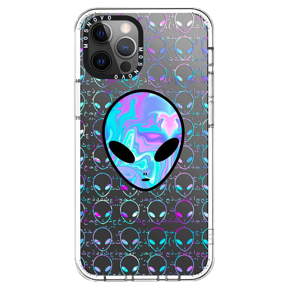 Space Alien Phone Case - iPhone 12 Pro Max Case - MOSNOVO