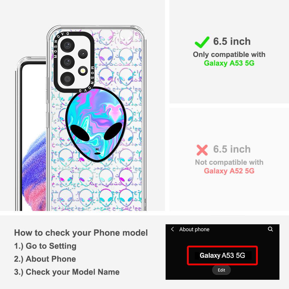 Space Alien Phone Case - Samsung Galaxy A53 Case - MOSNOVO