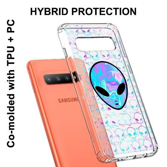Space Alien Phone Case - Samsung Galaxy S10 Case - MOSNOVO