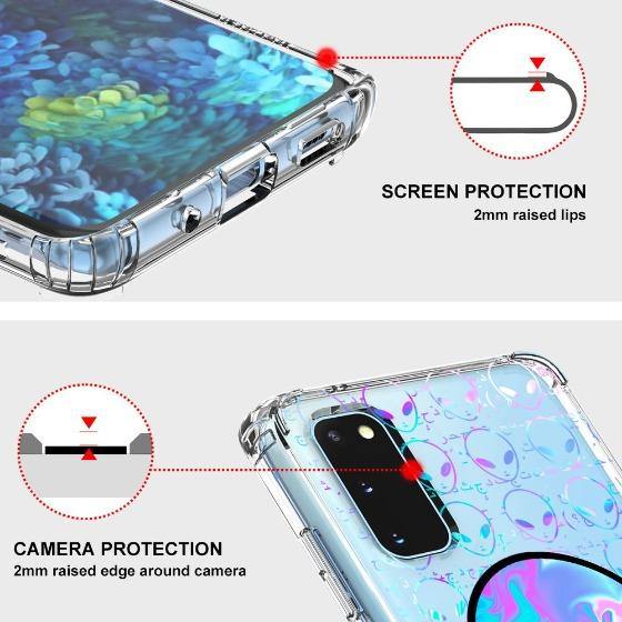 Space Alien Phone Case - Samsung Galaxy S20 Case - MOSNOVO