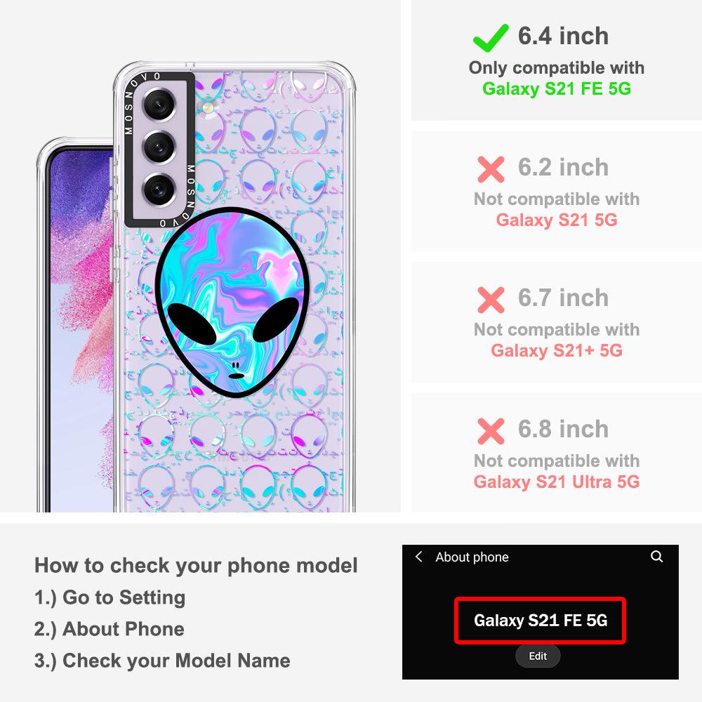 Space Alien Phone Case - Samsung Galaxy S21 FE Case - MOSNOVO