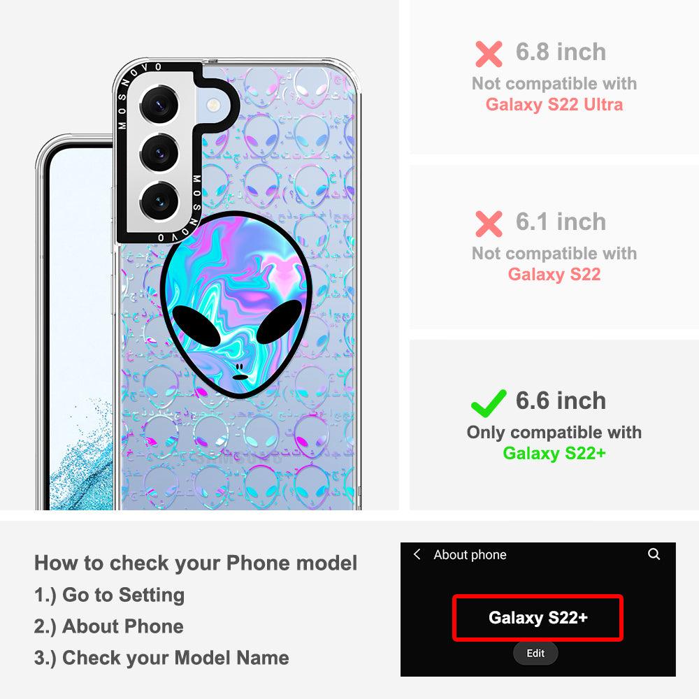 Space Alien Phone Case - Samsung Galaxy S22 Plus Case - MOSNOVO