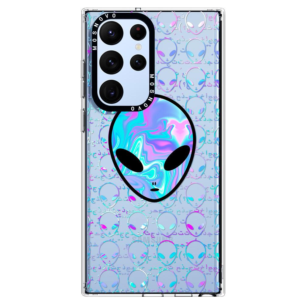 Space Alien Phone Case - Samsung Galaxy S22 Ultra Case - MOSNOVO