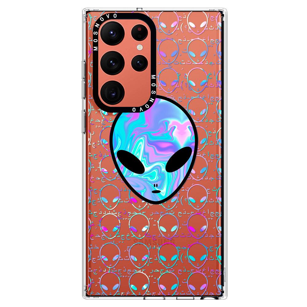 Space Alien Phone Case - Samsung Galaxy S22 Ultra Case - MOSNOVO
