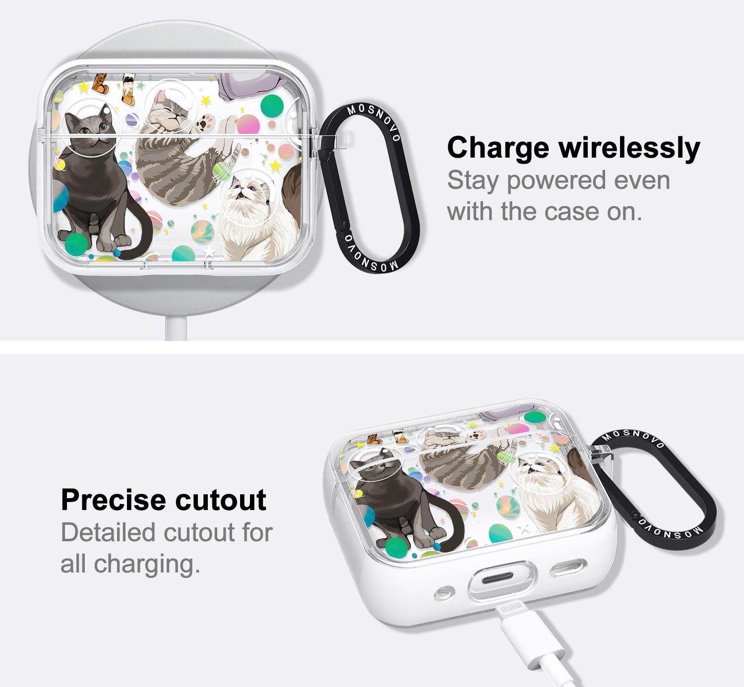Space Cat AirPods Pro 2 Case (2nd Generation) - MOSNOVO