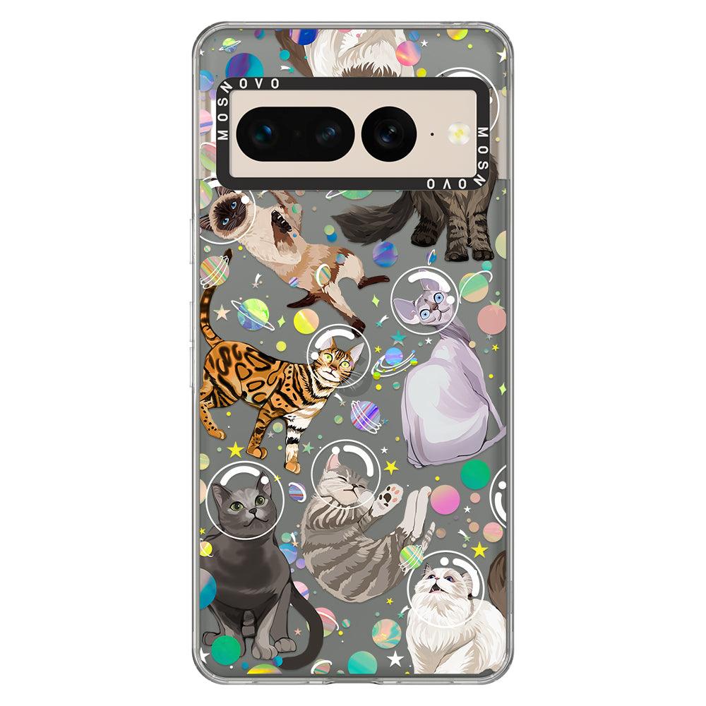 Space Cat Phone Case - Google Pixel 7 Pro Case - MOSNOVO