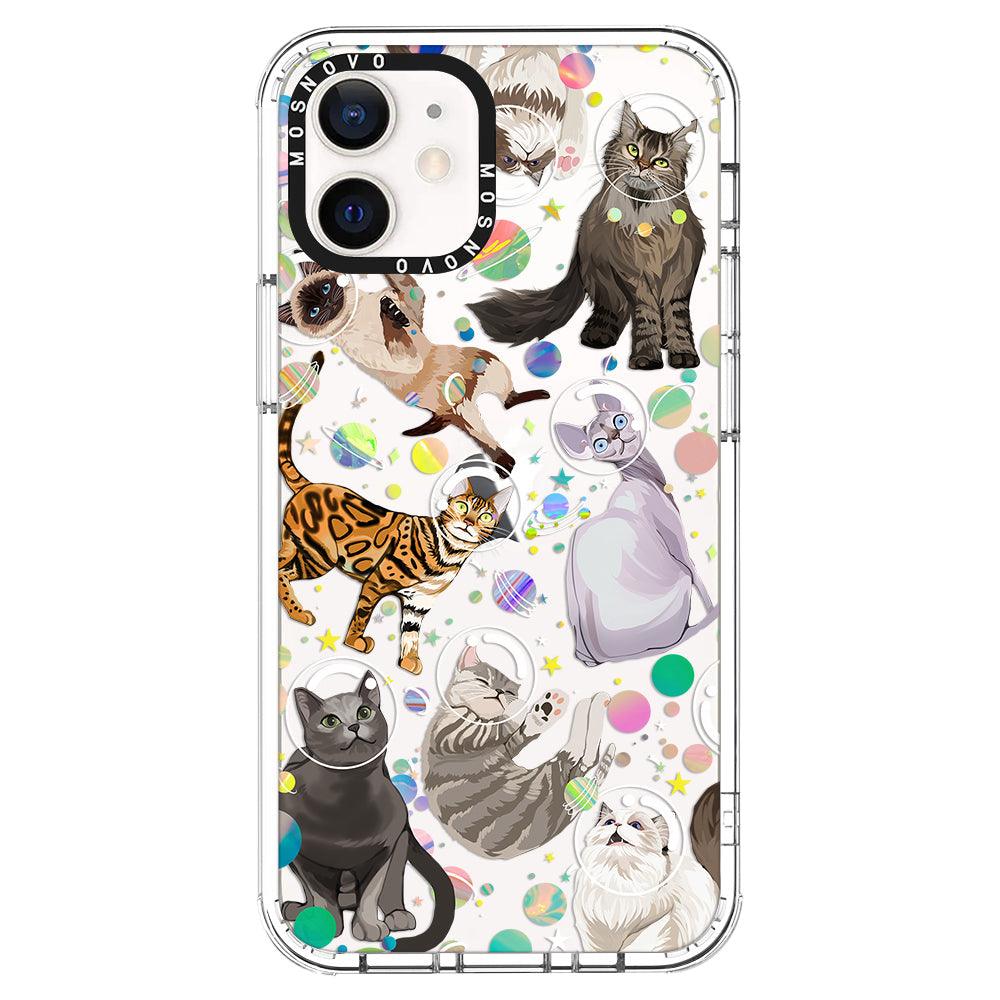 Space Cat Phone Case - iPhone 12 Case - MOSNOVO