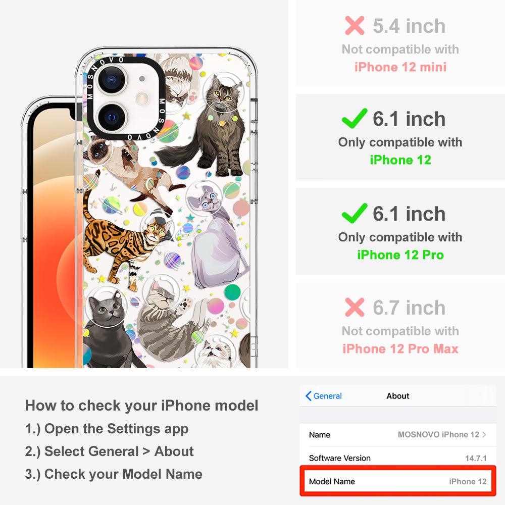 Space Cat Phone Case - iPhone 12 Case - MOSNOVO