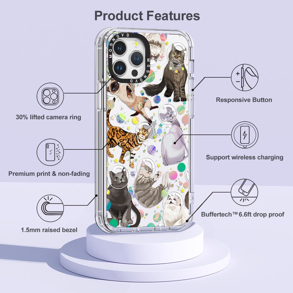 Space Cat Phone Case - iPhone 12 Pro Case - MOSNOVO