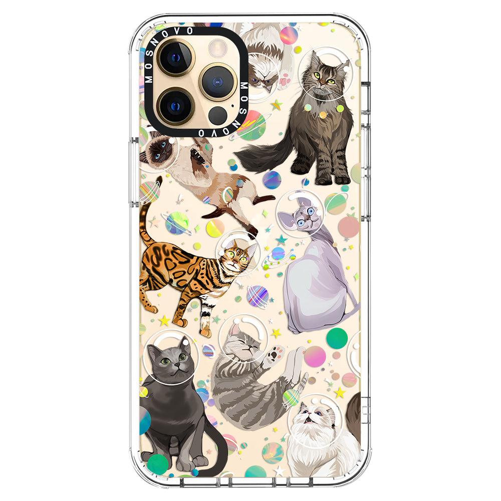 Space Cat Phone Case - iPhone 12 Pro Max Case - MOSNOVO