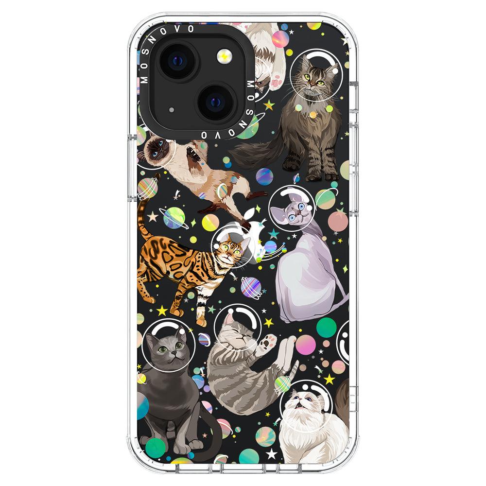 Space Cat Phone Case - iPhone 13 Mini Case - MOSNOVO
