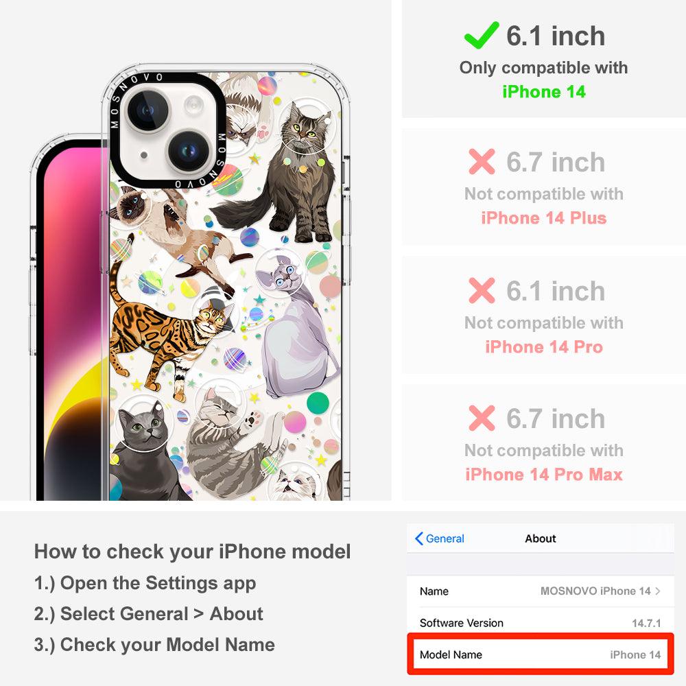 Space Cat Phone Case - iPhone 14 Case - MOSNOVO