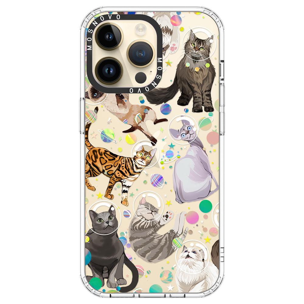 Space Cat Phone Case - iPhone 14 Pro Max Case - MOSNOVO
