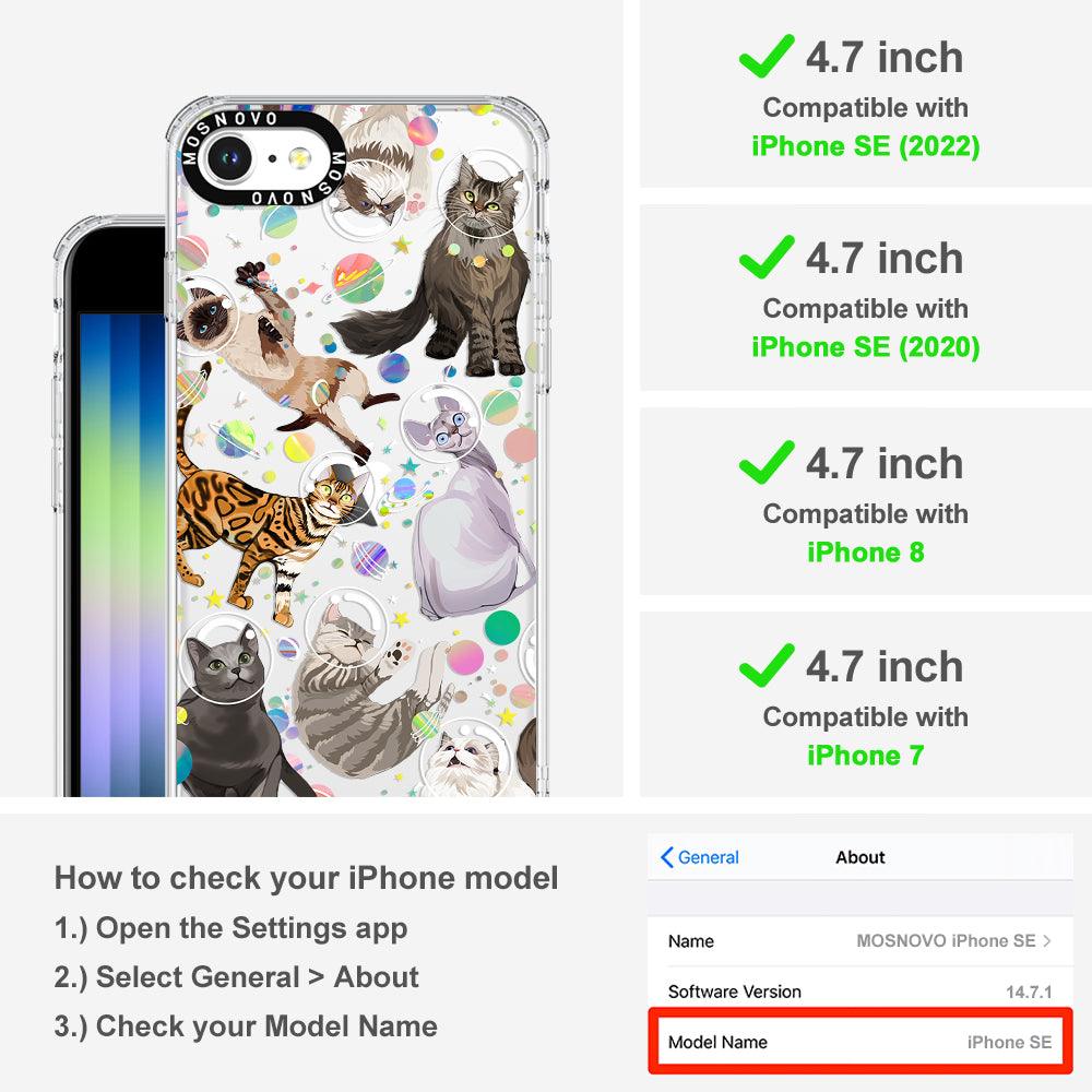 Space Cat Phone Case - iPhone SE 2020 Case - MOSNOVO