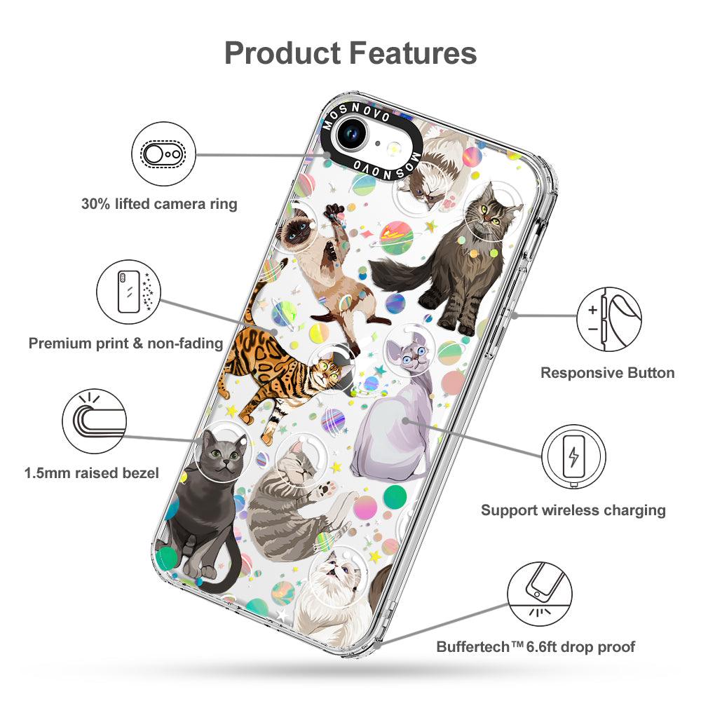 Space Cat Phone Case - iPhone SE 2020 Case - MOSNOVO