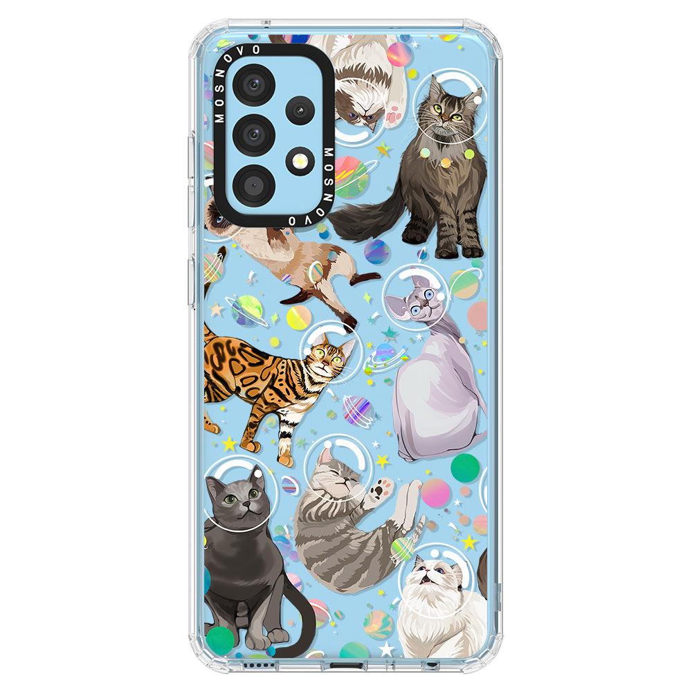 Space Cat Phone Case - Samsung Galaxy A52 & A52s Case - MOSNOVO