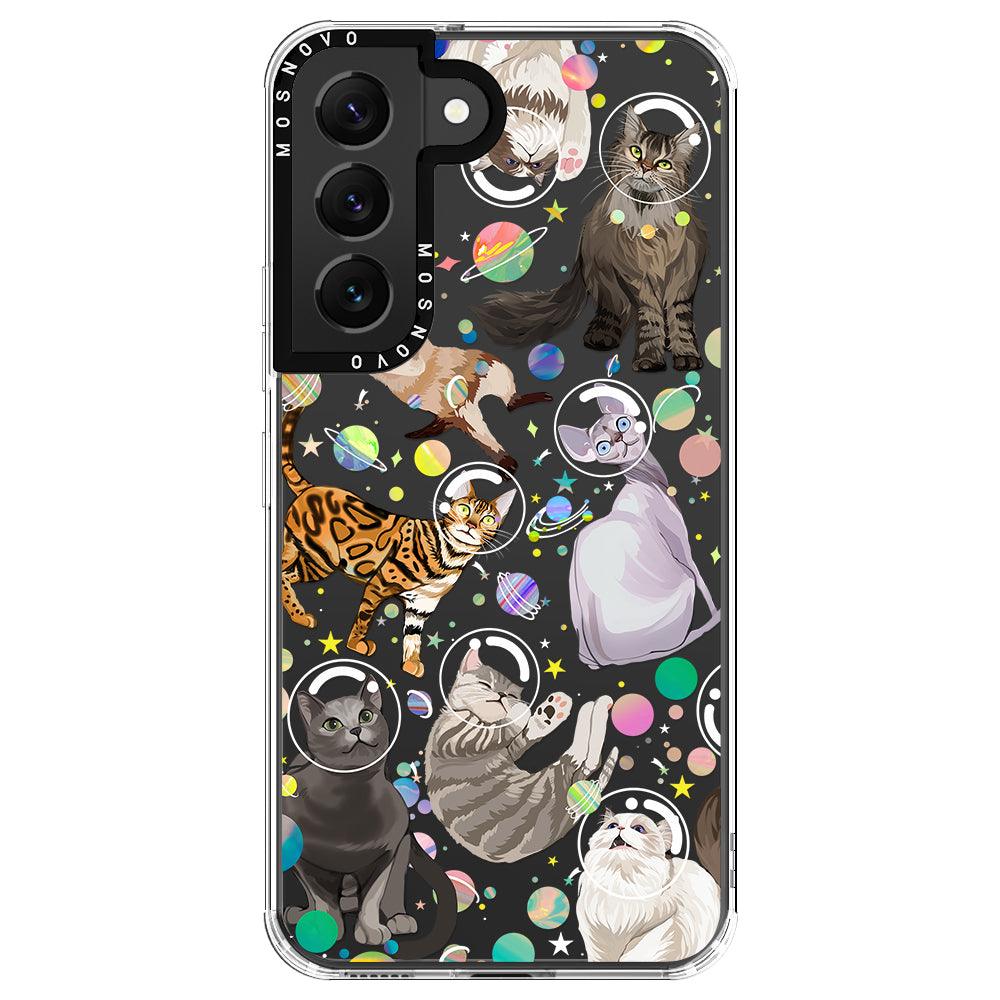 Space Cat Phone Case - Samsung Galaxy S22 Plus Case - MOSNOVO