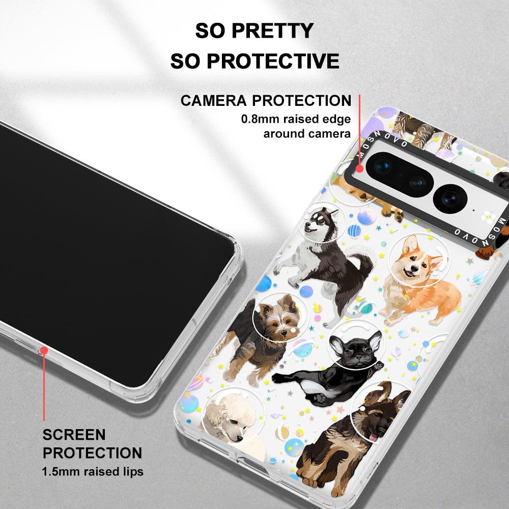 Space Dog Phone Case - Google Pixel 7 Pro Case - MOSNOVO