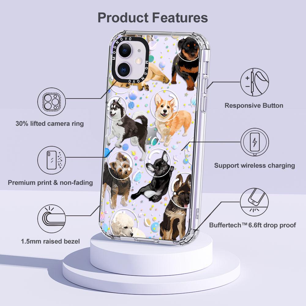 Space Dog Phone Case - iPhone 11 Case - MOSNOVO
