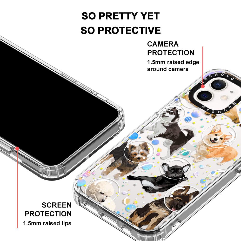 Space Dog Phone Case - iPhone 12 Case - MOSNOVO