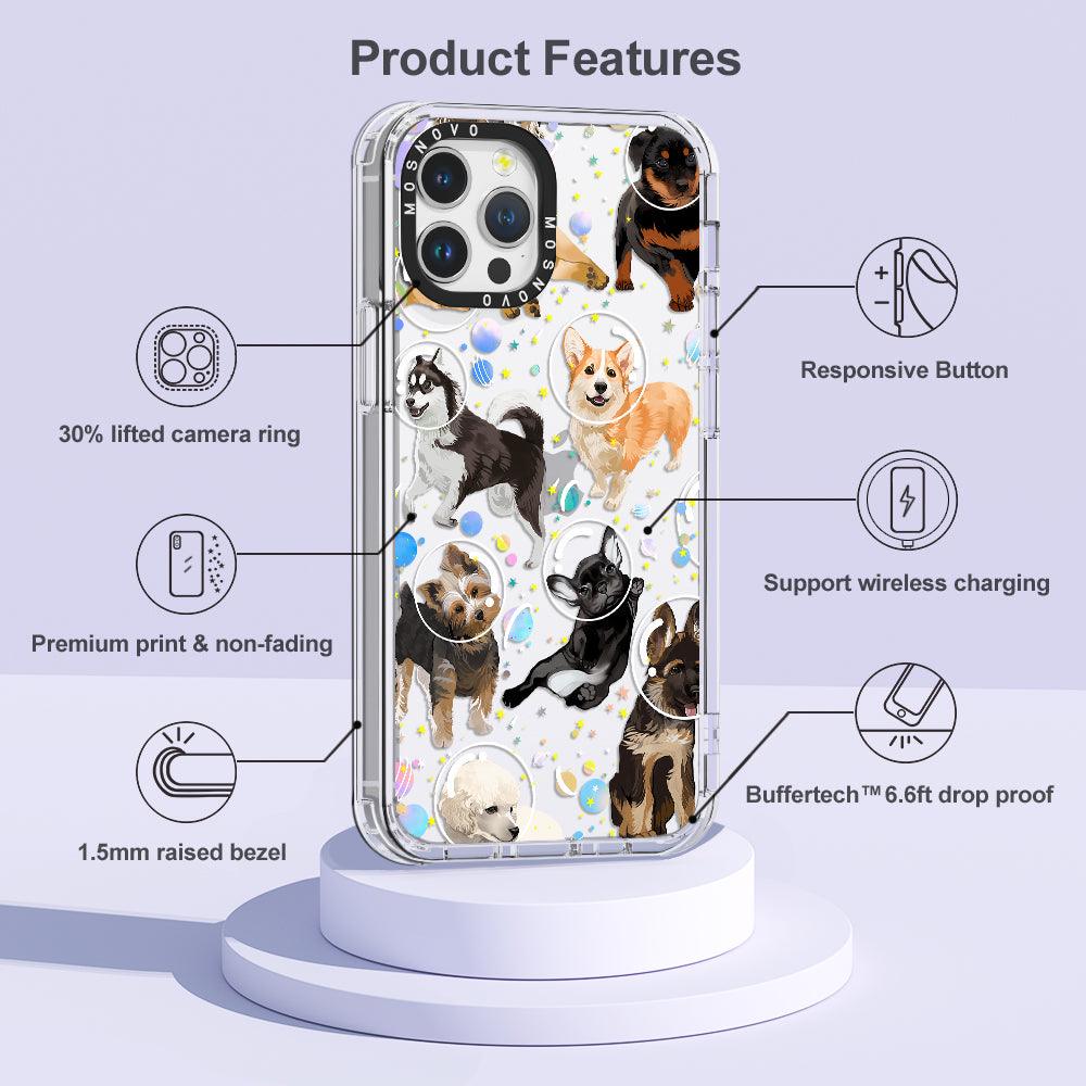Space Dog Phone Case - iPhone 12 Pro Max Case - MOSNOVO