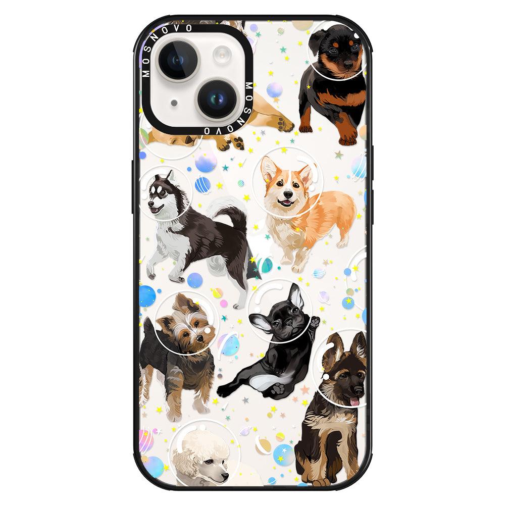 Space Dog Phone Case - iPhone 14 Plus Case - MOSNOVO