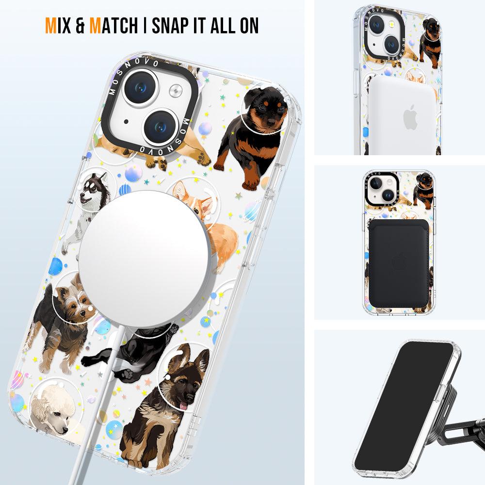 Space Dog Phone Case - iPhone 14 Plus Case - MOSNOVO