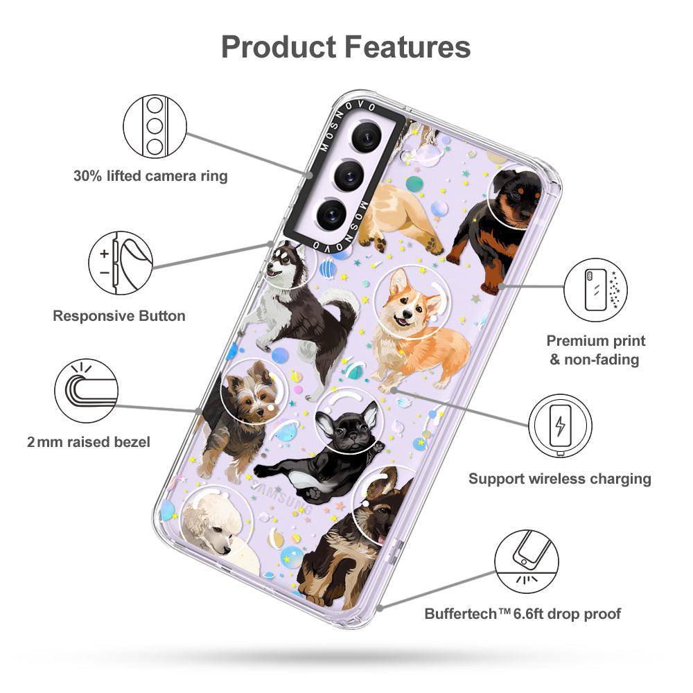 Space Dog Phone Case - Samsung Galaxy S21 FE Case - MOSNOVO