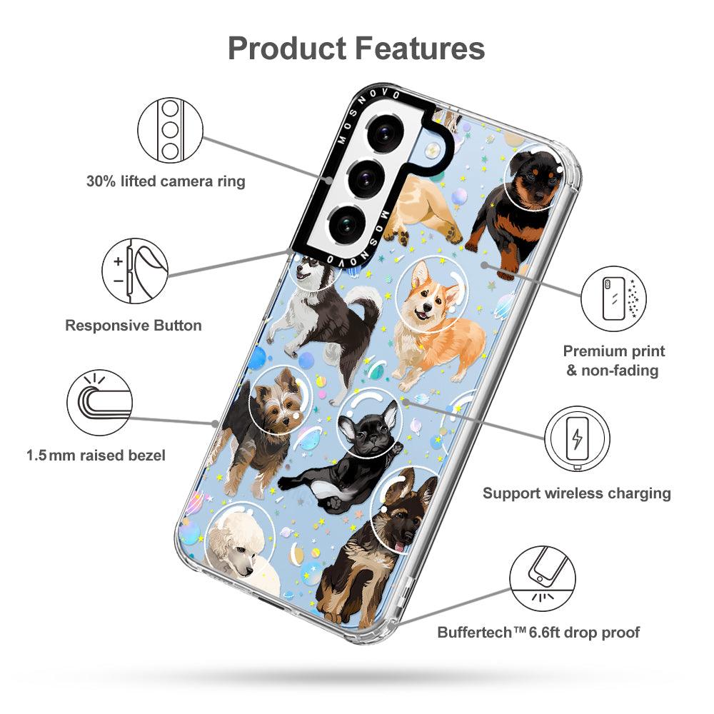 Space Dog Phone Case - Samsung Galaxy S22 Case - MOSNOVO