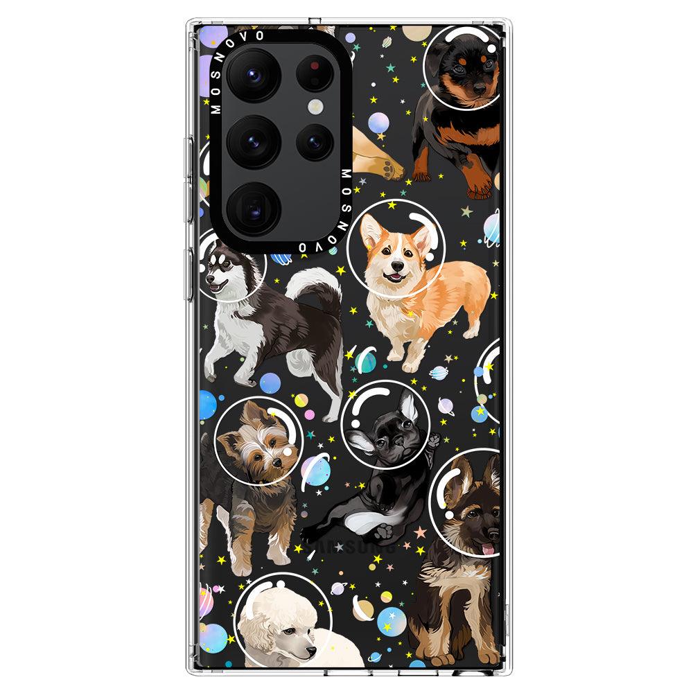 Space Dog Phone Case - Samsung Galaxy S22 Ultra Case - MOSNOVO