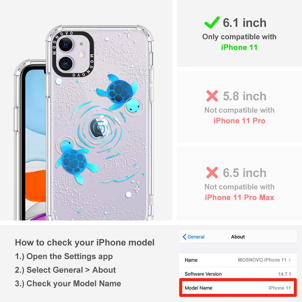 Space Turtle Phone Case - iPhone 11 Case - MOSNOVO