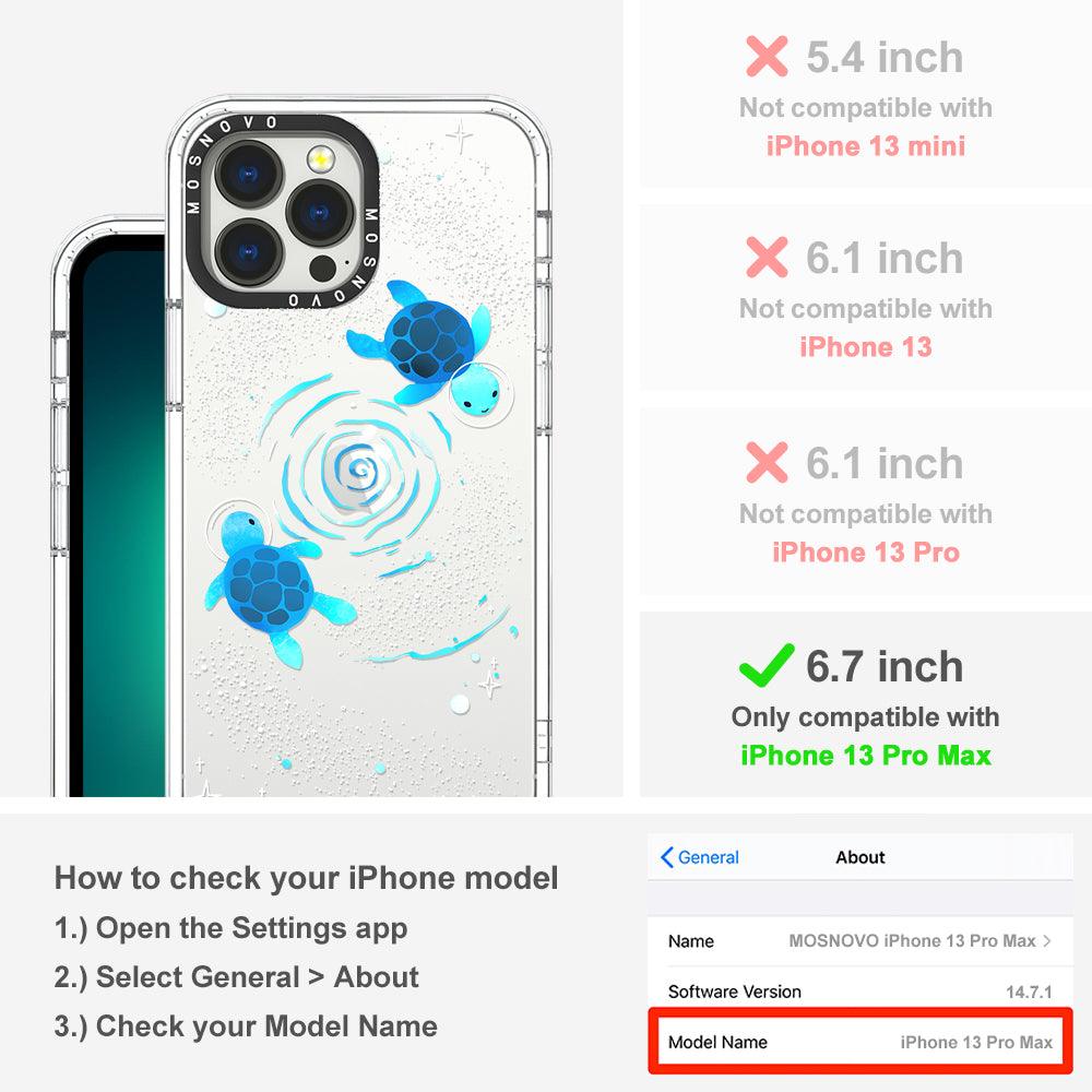 Space Turtle Phone Case - iPhone 13 Pro Max Case - MOSNOVO