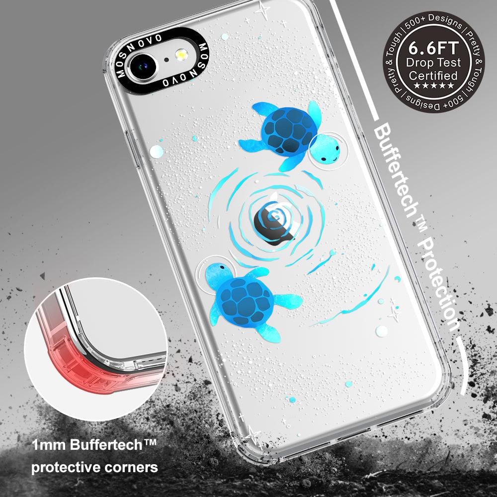 Space Turtle Phone Case - iPhone SE 2020 Case - MOSNOVO