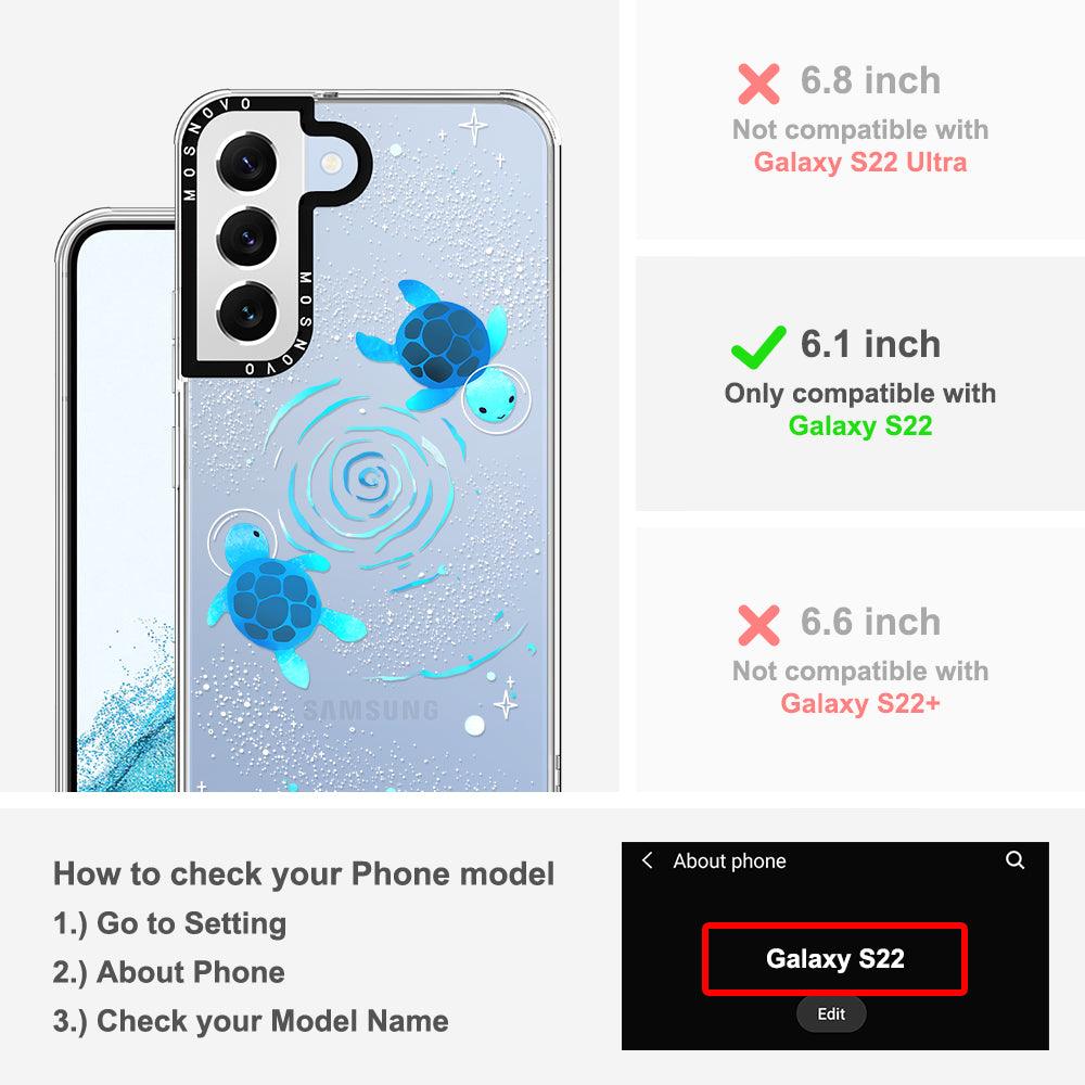 Space Turtle Phone Case - Samsung Galaxy S22 Case - MOSNOVO