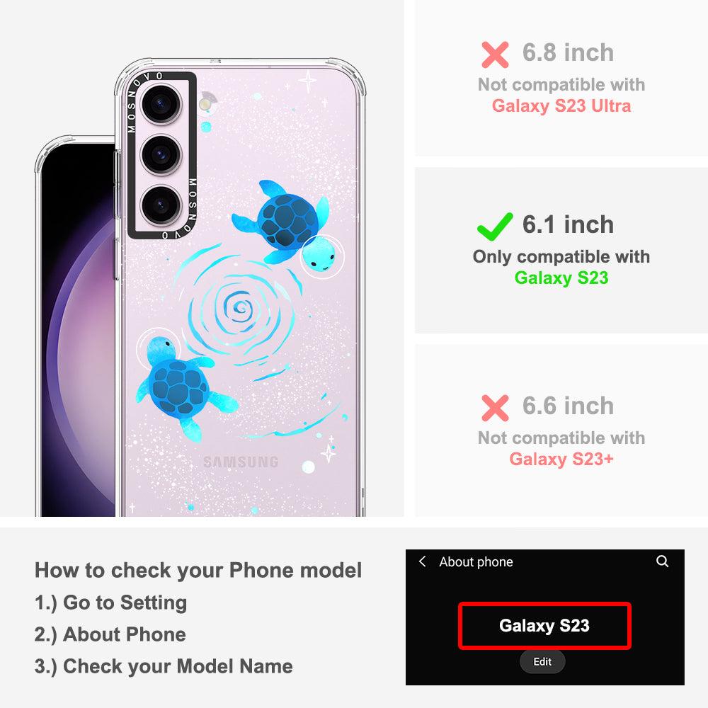 Space Turtle Phone Case - Samsung Galaxy S23 Case - MOSNOVO