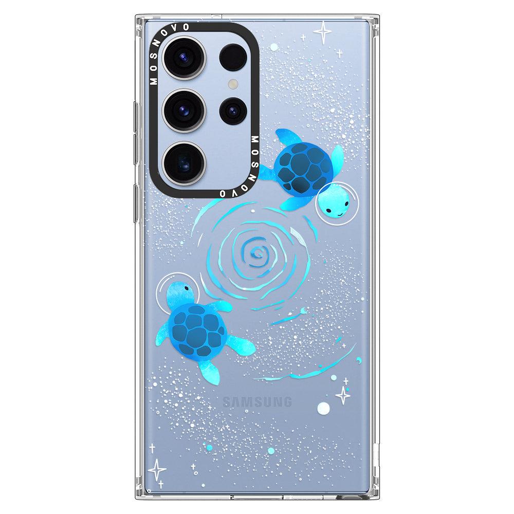 Space Turtle Phone Case - Samsung Galaxy S23 Ultra Case - MOSNOVO
