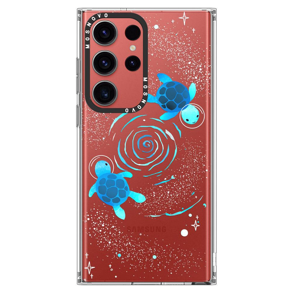 Space Turtle Phone Case - Samsung Galaxy S23 Ultra Case - MOSNOVO
