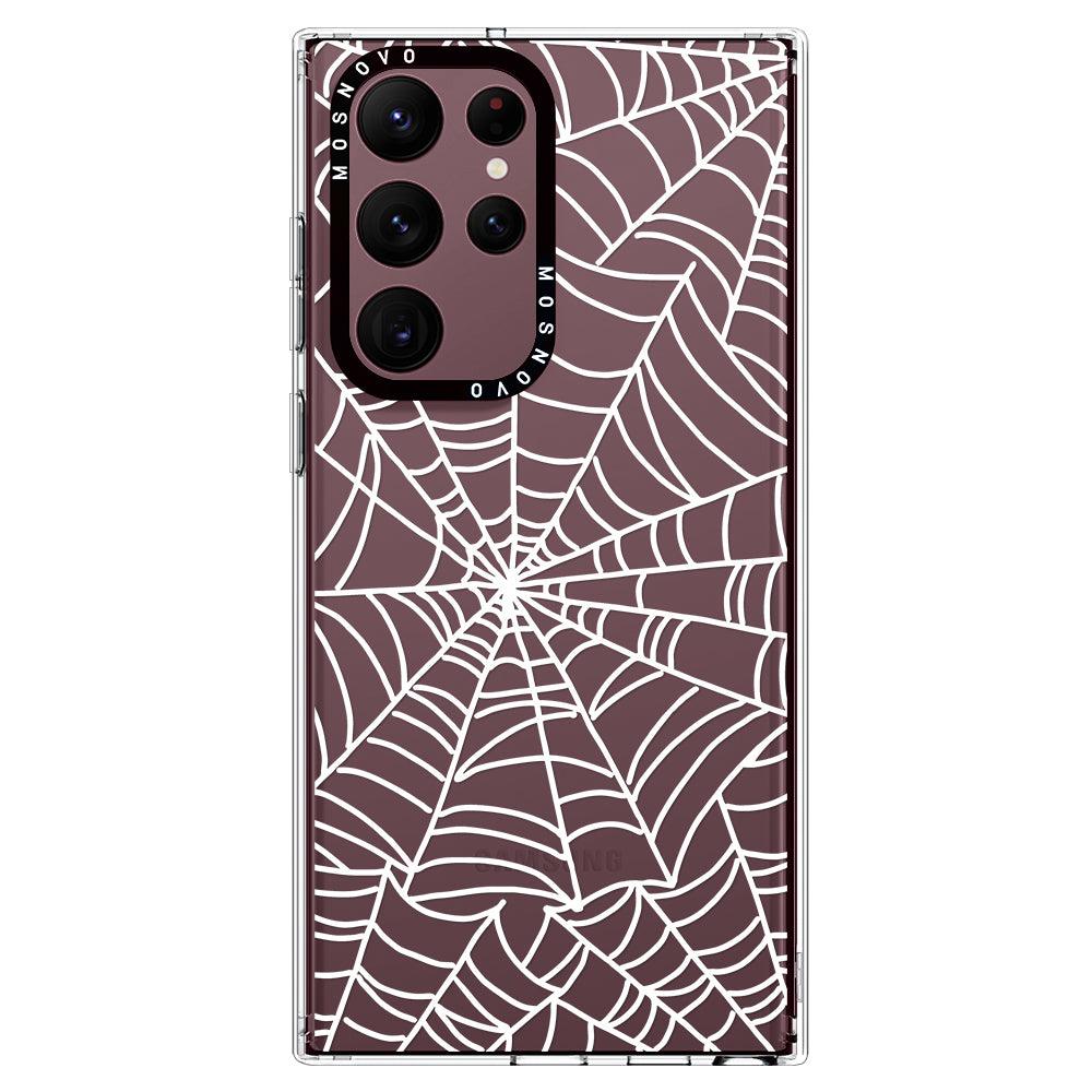 Spider Web Phone Case - Samsung Galaxy S22 Ultra Case - MOSNOVO