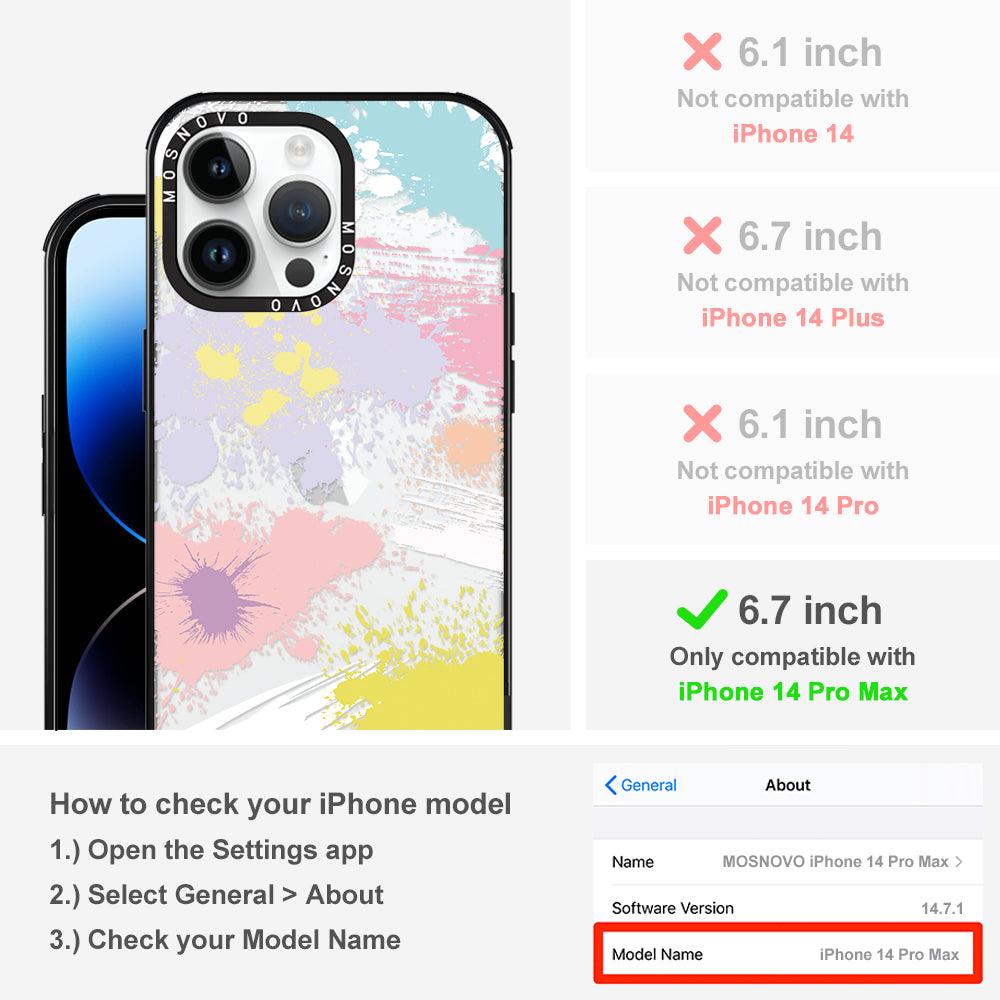 Splash Paint Case - iPhone 14 Pro Max Case - MOSNOVO