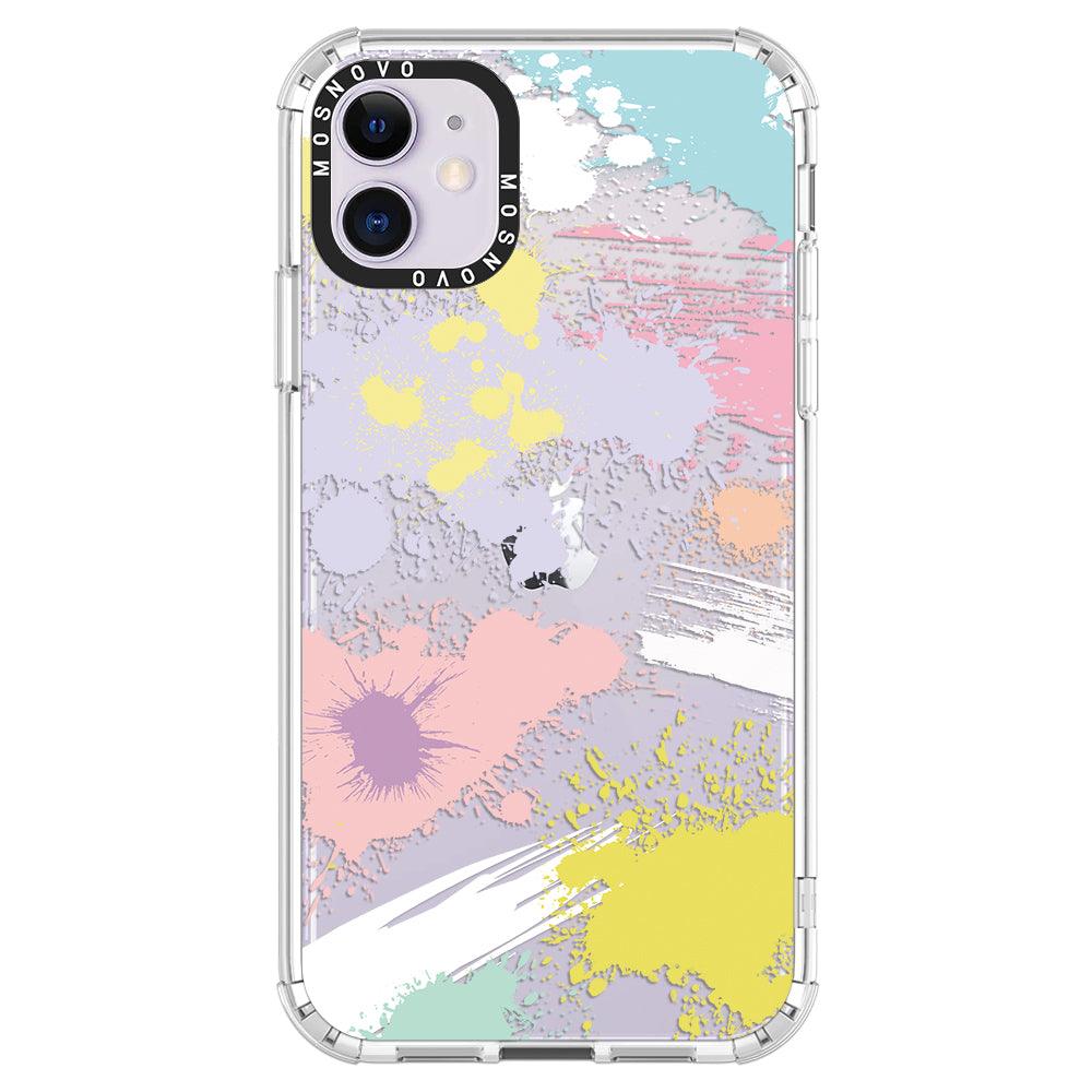 Splash Paint Phone Case - iPhone 11 Case - MOSNOVO