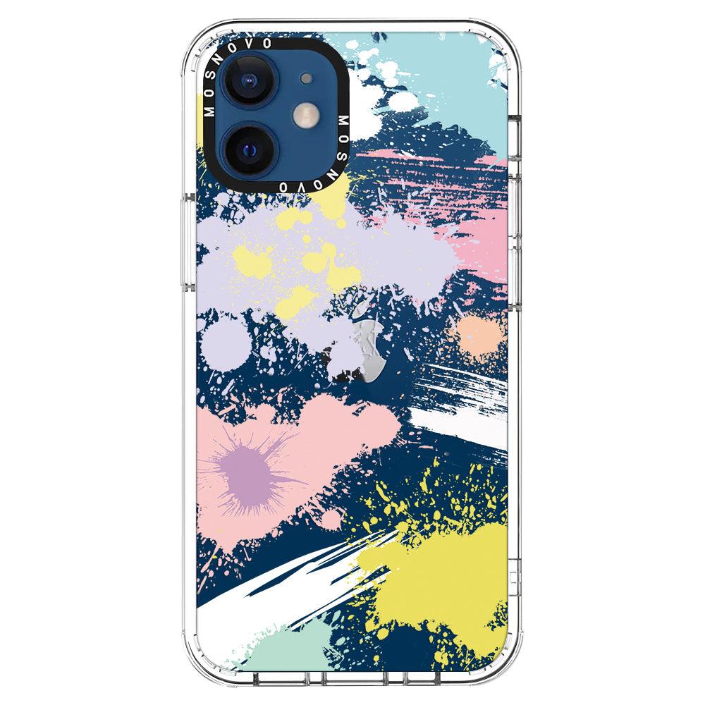 Splash Paint Phone Case - iPhone 12 Case - MOSNOVO