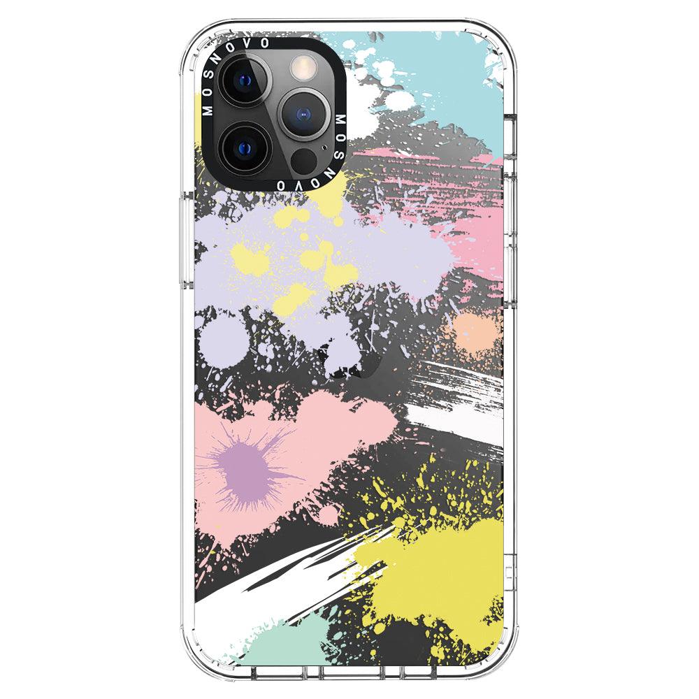Splash Paint Phone Case - iPhone 12 Pro Case - MOSNOVO