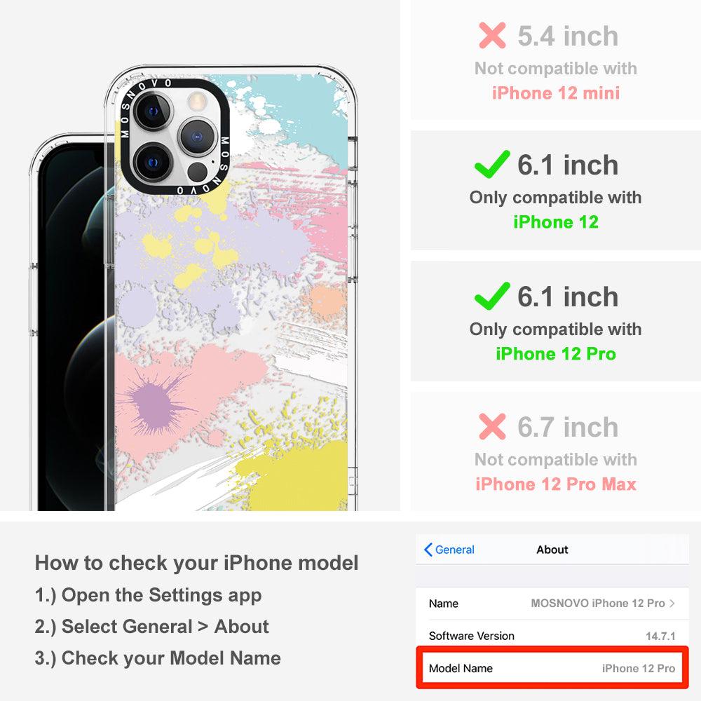 Splash Paint Phone Case - iPhone 12 Pro Case - MOSNOVO