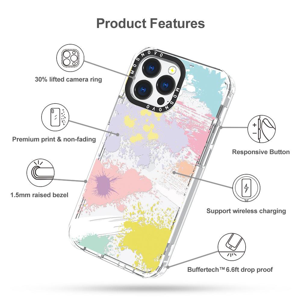 Splash Paint Phone Case - iPhone 13 Pro Case - MOSNOVO
