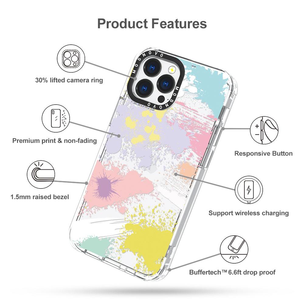 Splash Paint Phone Case - iPhone 13 Pro Max Case - MOSNOVO